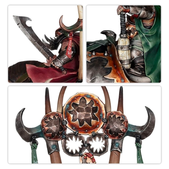 Ogor Mawtribes - Morga the Mighty - Overtyrant / Tyrant on Glutthor...