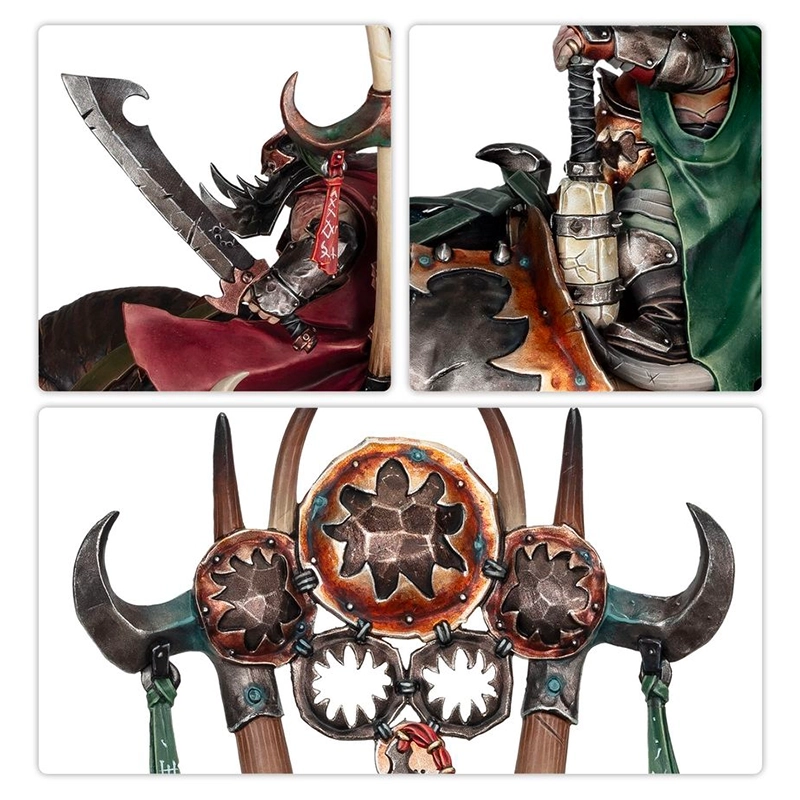 Ogor Mawtribes - Morga the Mighty - Overtyrant / Tyrant on Glutthor...