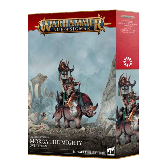 Ogor Mawtribes - Morga the Mighty - Overtyrant / Tyrant on Glutthor...