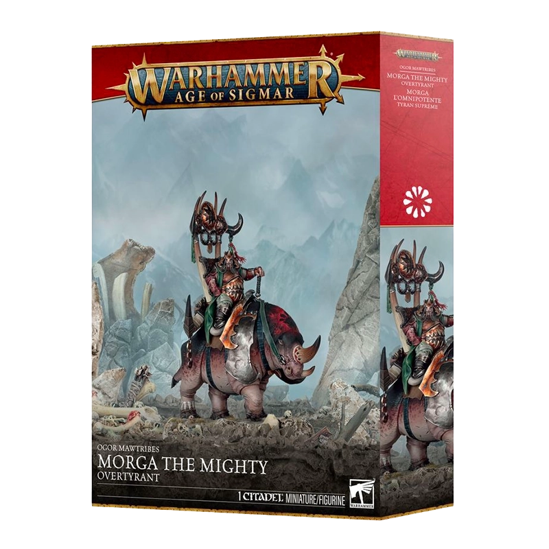 Ogor Mawtribes - Morga the Mighty - Overtyrant / Tyrant on Glutthor...