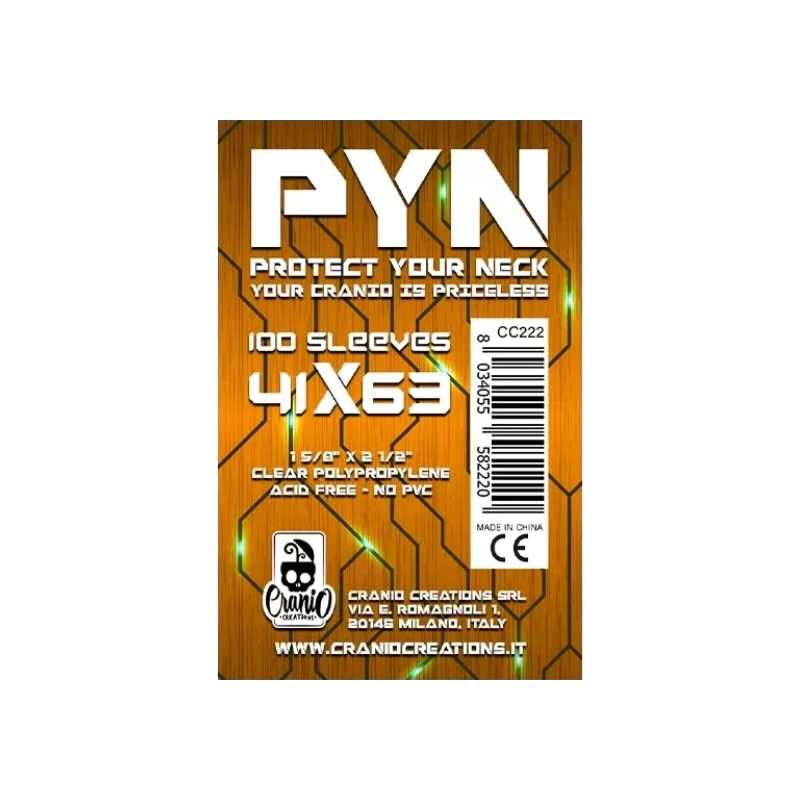 100 Bustine Protettive PYN - 41 x 63 - Bustine Protettive Cranio Cr...