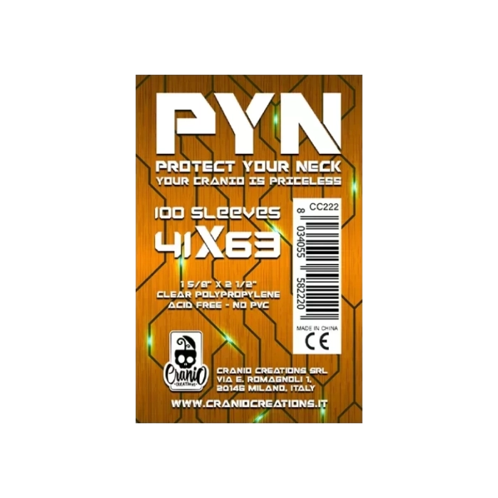 100 Bustine Protettive PYN - 41 x 63 - Bustine Protettive Cranio Cr...