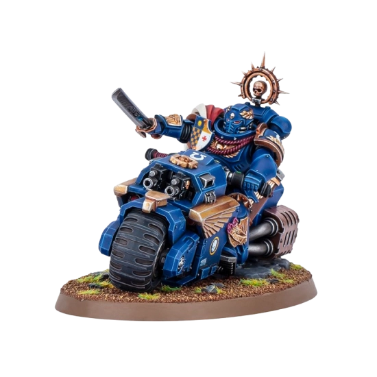 Space Marines - Captain on bike Games Workshop | La Taverna del Gufo