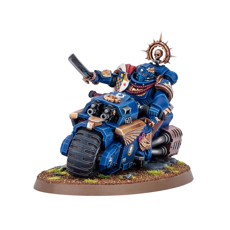 Space Marines - Captain on bike Games Workshop | La Taverna del Gufo