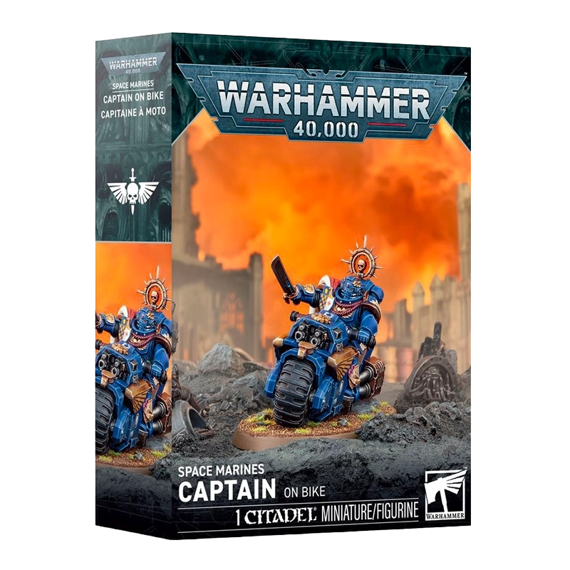 Space Marines - Captain on bike Games Workshop | La Taverna del Gufo