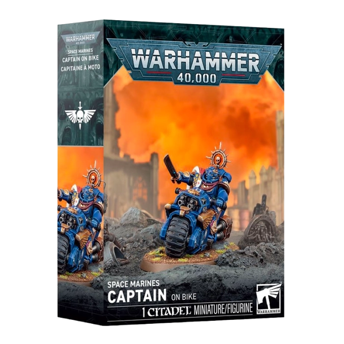 Space Marines - Captain on bike Games Workshop | La Taverna del Gufo