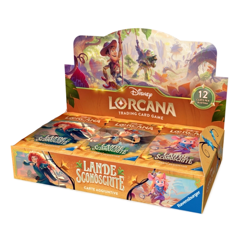 Lorcana - Box 24 Buste - Lande Sconosciute - ITA Ravensburger | La ...