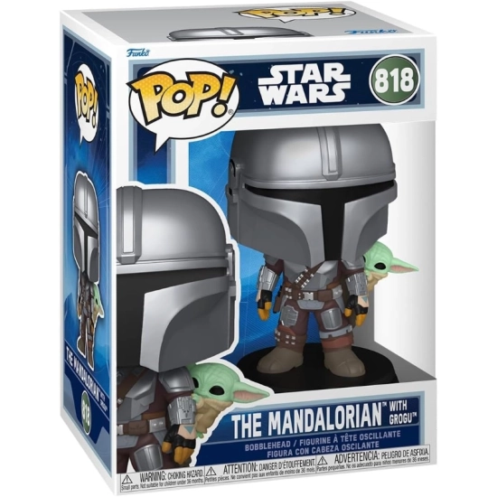 Funko Pop! - Star Wars - The Mandalorian with Grogu - Numero 818 FU...